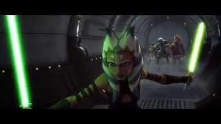 Star Wars The Clone Wars  Ahsoka Tano vs Hodno Ohnaka 1080p [upl. by Muslim]