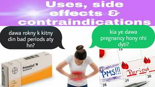 PrimolutN usessideeffects amp contraindications in HindiUrdu [upl. by Desberg]