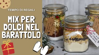 REGALO DI NATALE SPECIALE mix di dolci NEL BARATTOLO con ricetta⬇️ [upl. by Nnave]