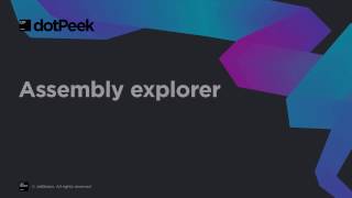 dotPeek  NET decompiler and assembly browser [upl. by Fried]