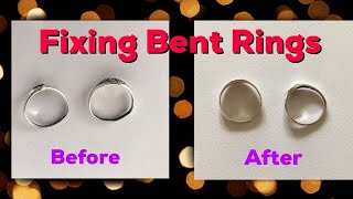 How I Reshape My Bent Rings [upl. by Heyward]