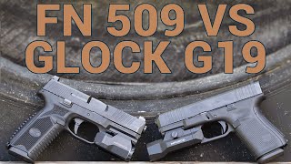 FN 509 VS Glock G19 in a Defensive Battle [upl. by Eledoya]