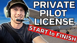 PRIVATE PILOT LICENSE 2024  Start to Finish  Full Process Explained flighttraining [upl. by Kreiker]