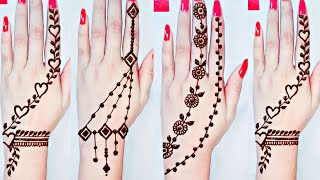 🔥Simple And Easy Mehndi Designs  MEHNDI DESIGNS  DOLLYARTS  2020 mehndi Designs [upl. by Aleibarg]