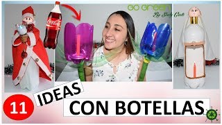 11 FAROLES CON BOTELLAS DE PLASTICO  MANUALIDADES FACILES PARA NAVIDAD CON RECICLAJE [upl. by Gherardo59]