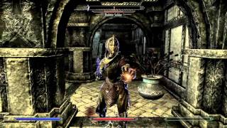 Skyrim Thalmor Embassy Walkthrough [upl. by Eetnwahs]