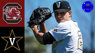 Jack Leiter No Hitter All 27 Outs  2 Vanderbilt v 16 South Carolina  College Baseball Highlights [upl. by Aicilf]