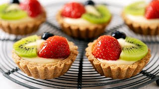 Mini Fruit Tarts Recipe [upl. by Mano]