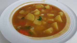 Einfache KartoffelSuppe selber machen  Mittagessen  Rezept [upl. by Hollis]