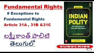 L32 Indian Polity in telugu by Laxmikanth  Indian Polity classes in Telugu for groups APPSC [upl. by Annahc687]