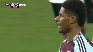 Marcus Rashford Goal Disallowed 😥  Aston Villa vs Liverpool 22  Highlights  Premier League 2425 [upl. by Aehtrod]