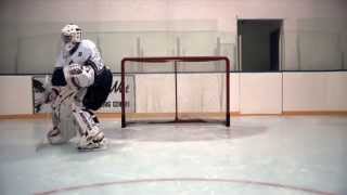 Butterfly Slide  Ice Hockey Goalie Training [upl. by Viquelia]