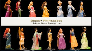 Disney Princess 12 Inch Doll Collection Song Medley For Adult Collectors [upl. by Jeffries]