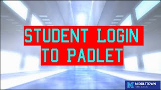 Student Login to Padlet [upl. by Cassondra918]