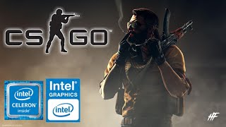 CSGO  INTEL CELERON N4000  4GB RAM  INTEL UHD GRAPHICS 600  March 2021 [upl. by Jaine]