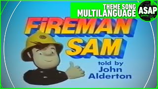 Fireman Sam 1987 Theme Song  Multilanguage Requested [upl. by Bagger]