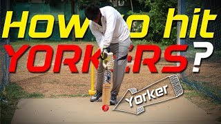 How to hit YORKERS  Cricket Batting tips  Nothing But Cricket [upl. by Aisul]