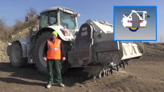 Soil stabilization grinder in hard practical use HD EN [upl. by Girhiny]