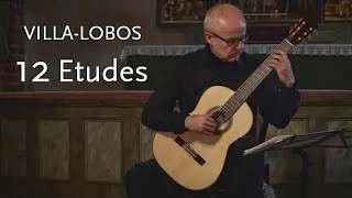 12 Etudes • VillaLobos • Andrzej Wilkus [upl. by Mychal]