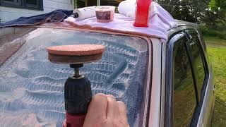 Cerium Oxide Windshield Polishing Part 2 [upl. by D'Arcy]