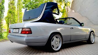 a124 MercedesBenz E 200 Cabriolet 1995 is an ideal convertible for life [upl. by Ylrak460]