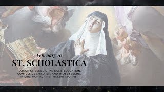 Saint Scholastica  Life Story [upl. by Lexa]