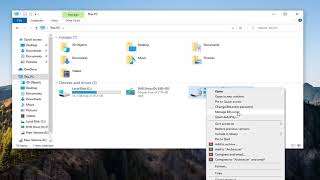 How To Remove Padlock Or Lock Icon From Drives In Windows 10 [upl. by Ahcatan]