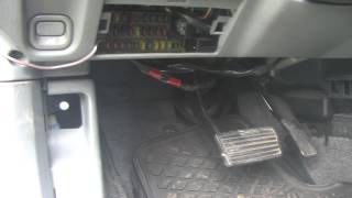 Honda how to find obd2 plug location on CRV [upl. by Ellerred]