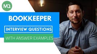 Bookkeeper Interview Questions with Answer Examples [upl. by Ymirej]