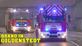 GROßEINSATZ  Einsatzfahrten Feuerwehr VECHTA  FF Goldenstedt Polizei amp Rettungsdienst [upl. by Elboa]