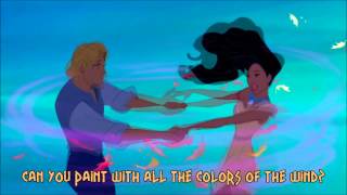 Pocahontas  Colors of the Wind  Lyrics [upl. by Ociral]