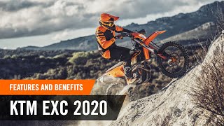 The full lineup of the new ENDURO range – Features amp Benefits  KTM EXC 2020 [upl. by Mathe]