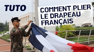 Tuto Comment plier le drapeau français [upl. by Notyarb]