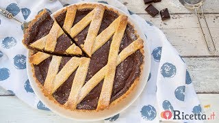 Crostata al cioccolato  Ricettait [upl. by Cacilie]