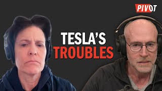 How Elon Backlash is Creating Problems for Tesla  Pivot [upl. by Yarahs]