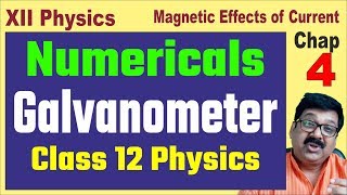 Galvanometer Numericals on Moving Coil Galvanometer Class 12 Physics Chapter 4 JEE NEET [upl. by Aelegna]