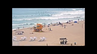 Miami Beach South Beach Webcam [upl. by Hanikahs333]