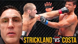 Sean Strickland Wins Split Decision Over Paulo Costa [upl. by Iaj949]