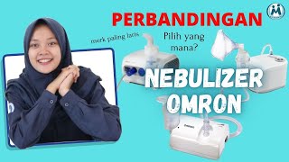 PALING BANYAK DIGUNAKAN Perbedaan Nebulizer Omron NEC101 NEC28 NEC801  Alat uap asma sesak [upl. by Hachmann]