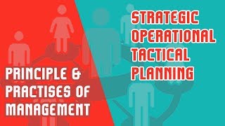 Strategic Planning  Operational Planning  Tactical Planning  PPM  Module 3  Part 2 [upl. by Terrence]