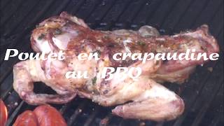 coquelet en crapaudine au BBQ [upl. by Murdoch]