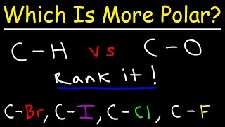 Which Bond Is More Polar [upl. by Corrie]