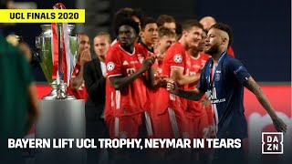 FULL CELEBRATIONS  Bayern Lift UCL Trophy Neymar In Tears [upl. by Purity]