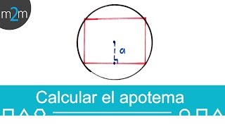 Calcular el apotema de un polígono [upl. by Orville]