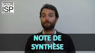 Les 5 clés pour réussir la note de synthèse [upl. by Ardnossac274]