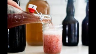 HOW TO MAKE WATER KEFIR  Fermented Drink Recipes [upl. by Narhet]