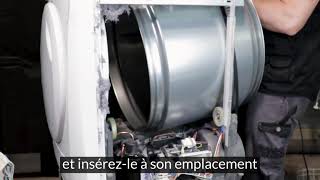 Comment remplacer une courroie de sèche linge [upl. by Enitsyrhc]