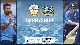 🔴 LIVE  Derbyshire vs Yorkshire Vikings [upl. by Scheider]