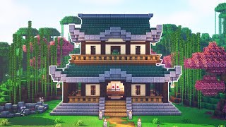 Minecraft How to Build a Japanese House [upl. by Cato]