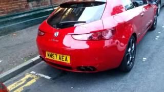 Alfa Romeo Brera 22 JTS with Wizard Exhausts straightthrough rear sections [upl. by Cobb]